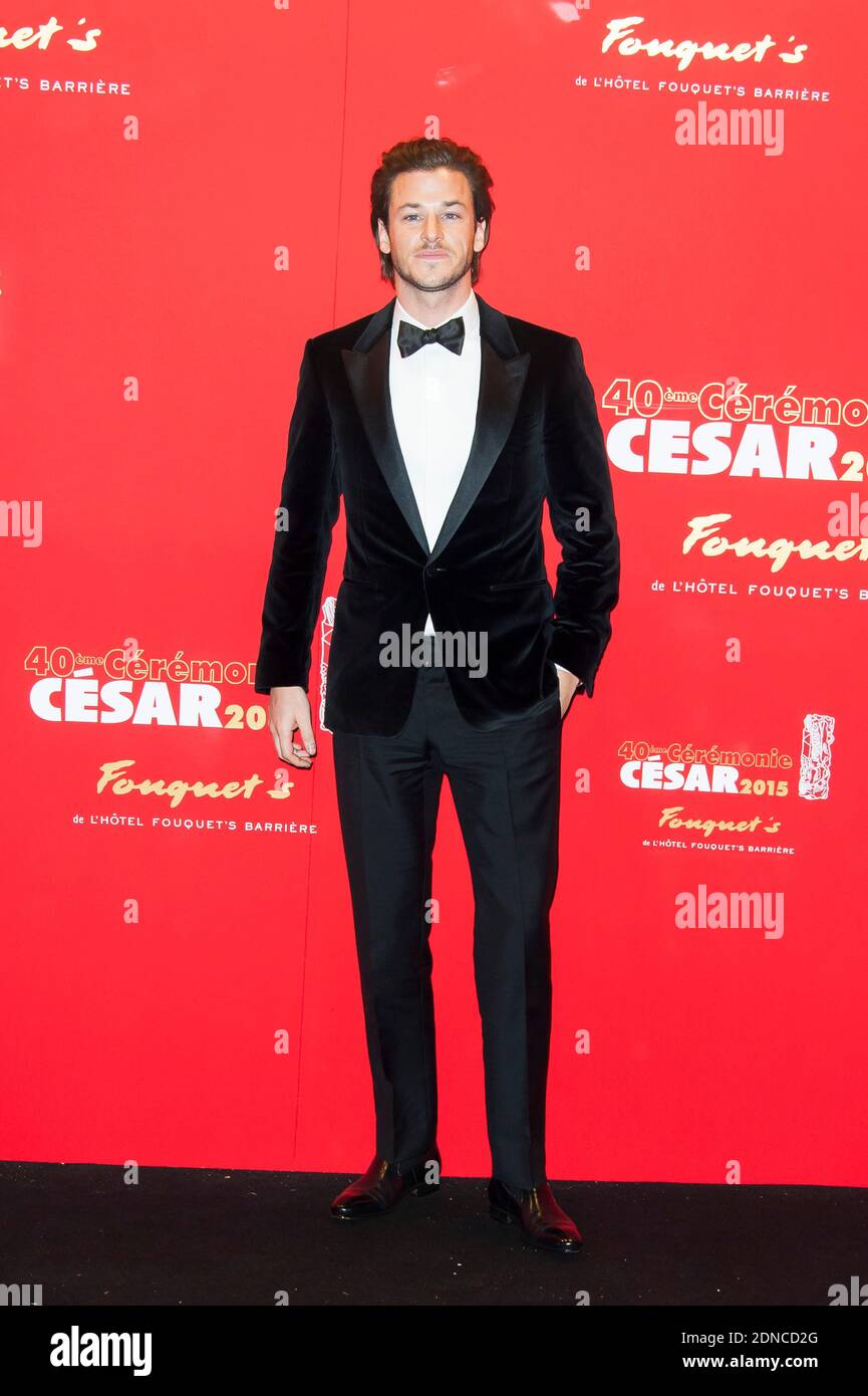Gaspard Ulliel Arriving For The Gala Diner Following The 40th Cesar
