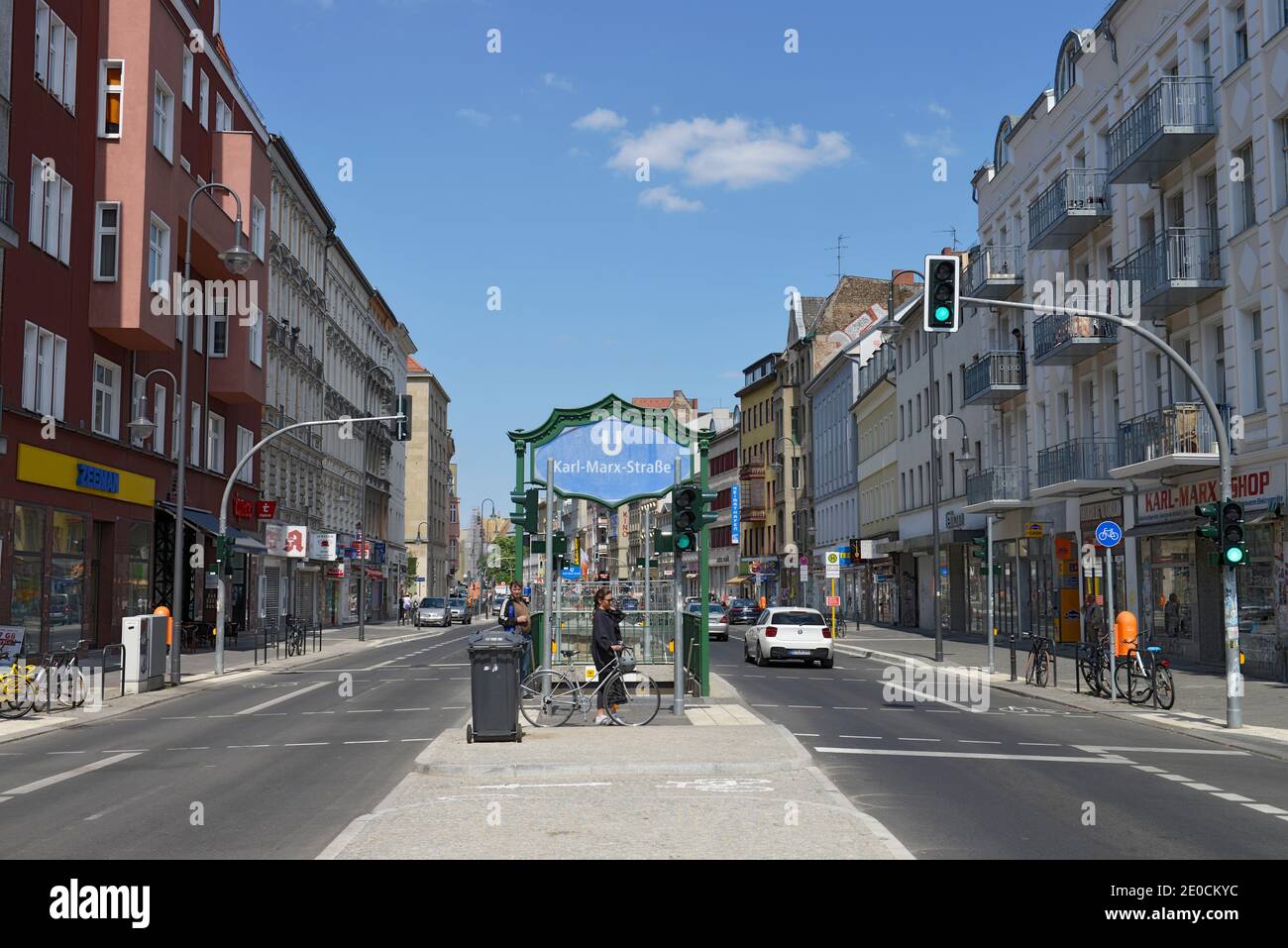 Karl Marx Strasse Neukoelln Berlin Deutschland Stock Photo Alamy