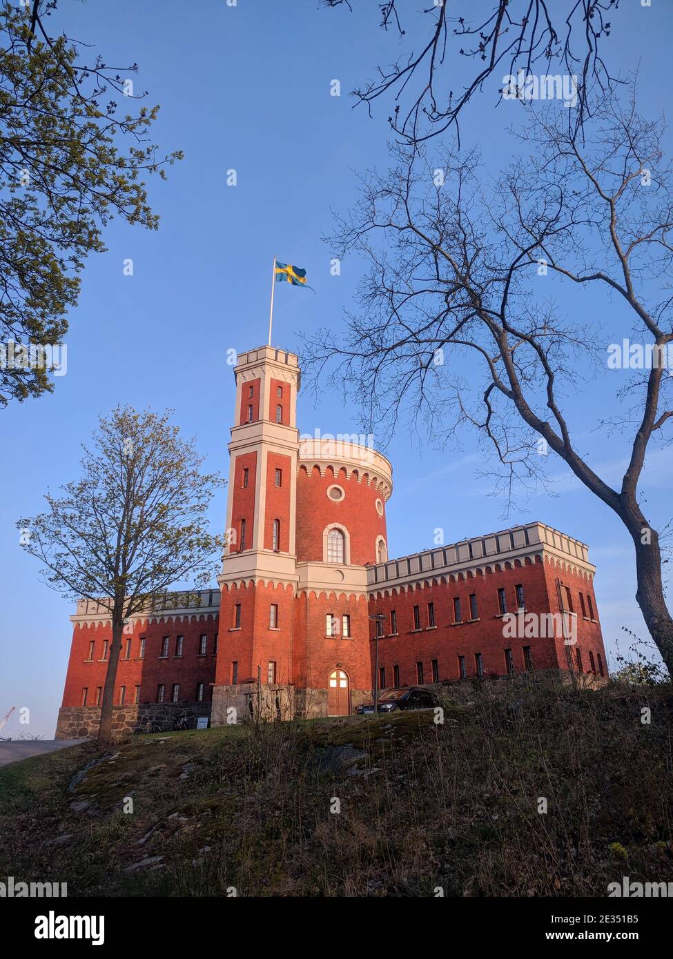 Sweden Stockholm April 26 2019 The View Of Kastellet Castle On