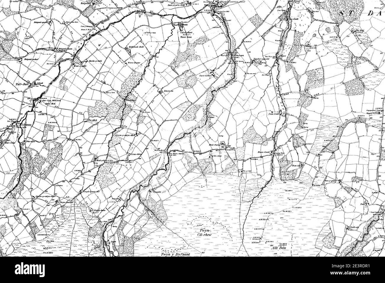 Map Of Brecknockshire Os Map Name Ne Ordnance Survey