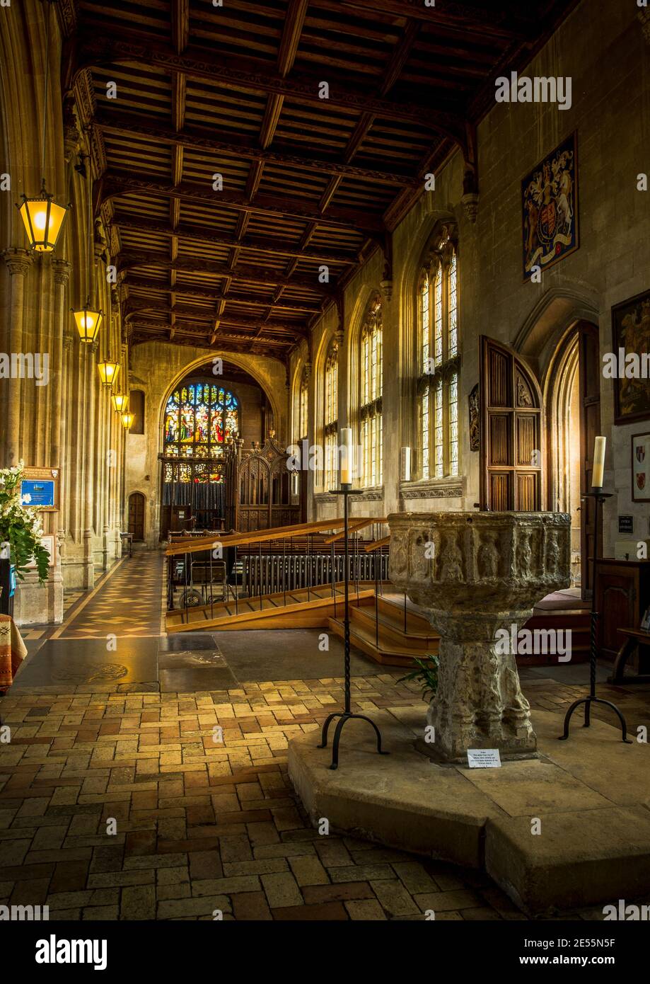 Interior Of St Peter And St Paul Church In Lavenham Stock Photo Alamy