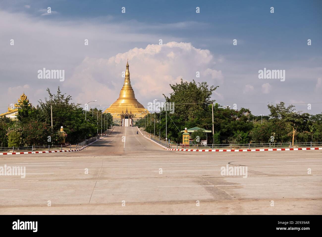 NAY PYI TAW MYANMAR BURMA Dec 31 2015 View On The Large Golden