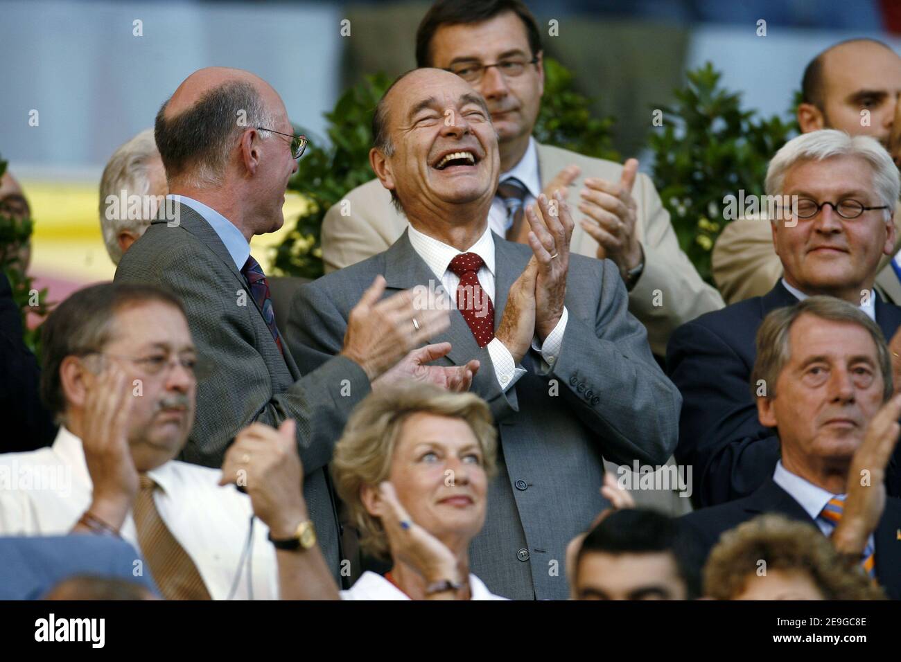 French President Jacques Chirac During The World Cup 2006 Quater Final