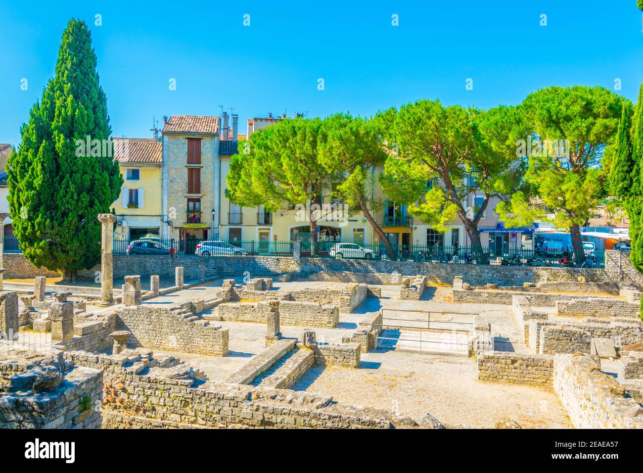 Gallo Roman Ruins In Vaison La Romaine In France Stock Photo Alamy