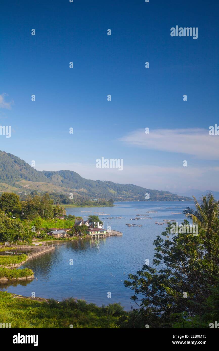 Indonesia Sumatra Samosir Island Lake Toba Looking Towards Ambarita