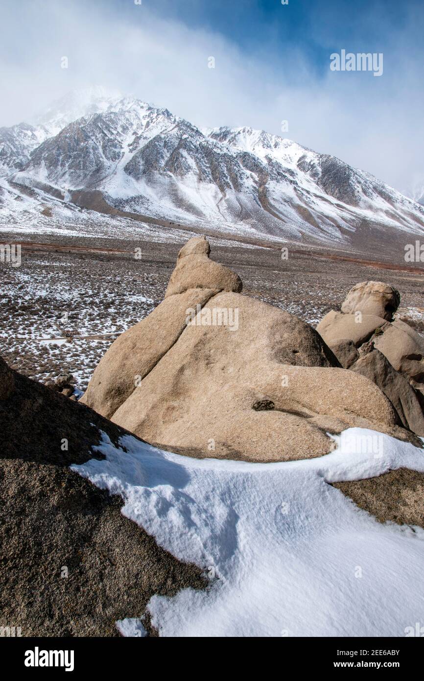 The Buttermilk Boulders Is A Popular Rock Climbing Spot On The Slopes