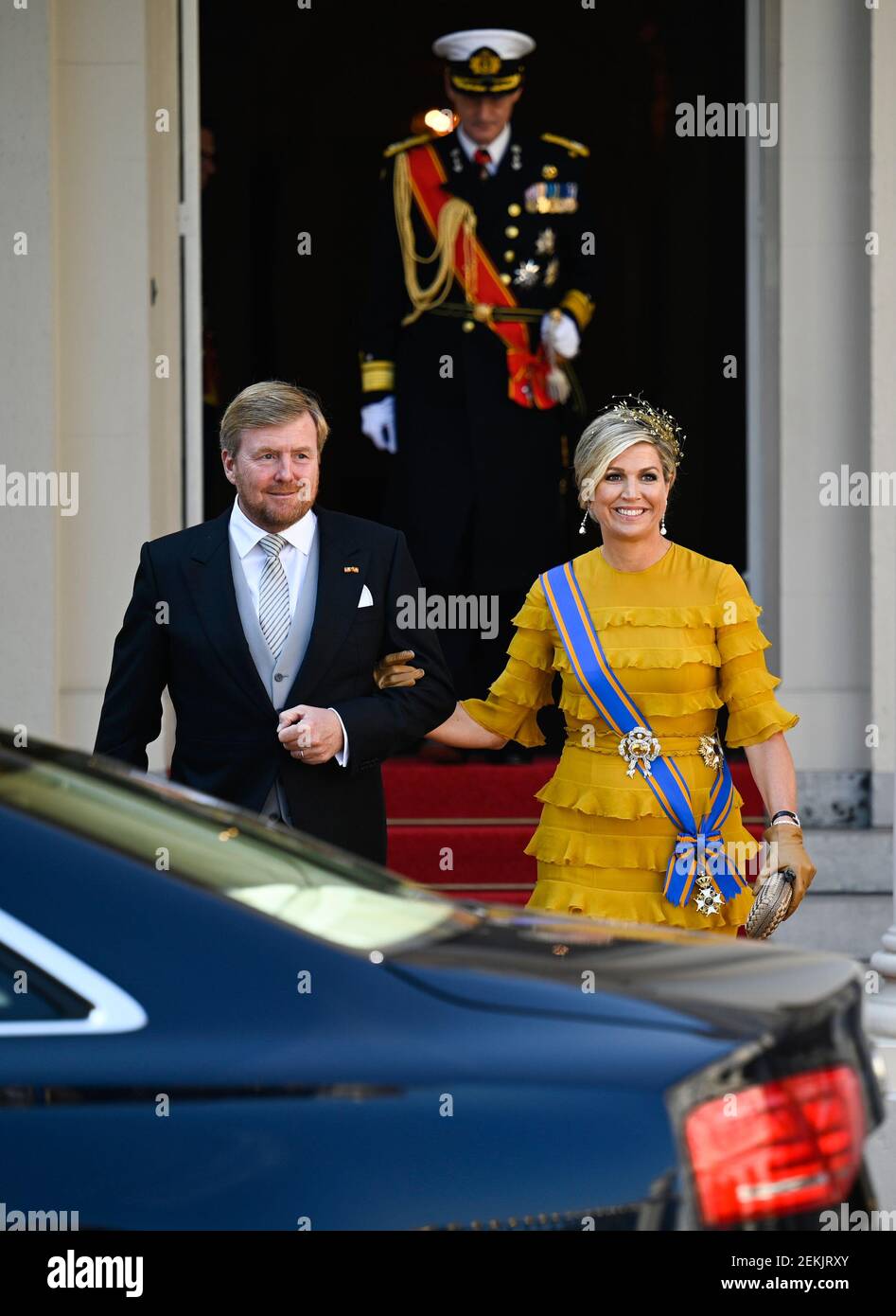 King Willem Alexander And Queen Maxima Of The Netherlands During