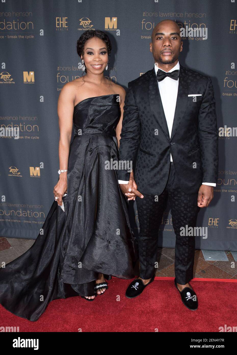 Radio And Tv Personality Author Charlamagne Tha God And His Wife