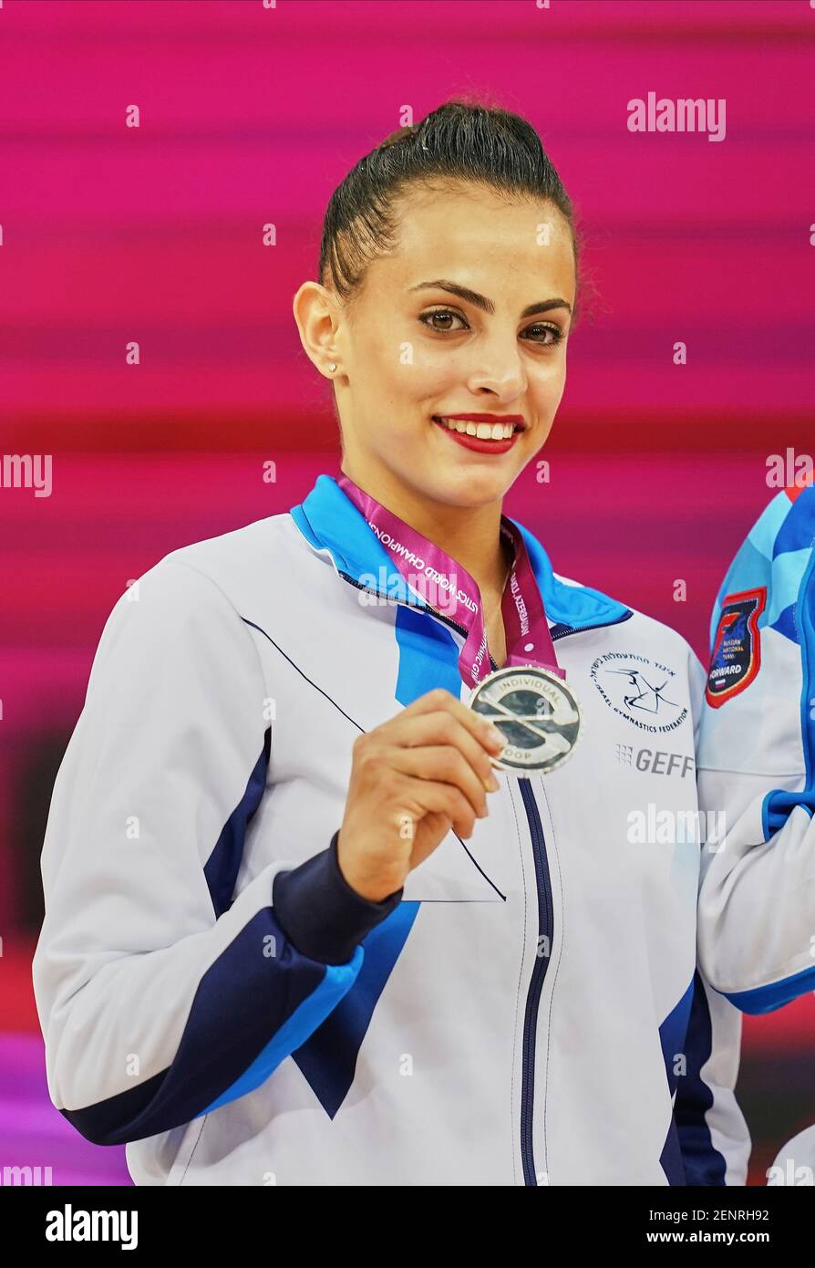 September 17 2019 Â Linoy Ashram of Israel with her silver medal