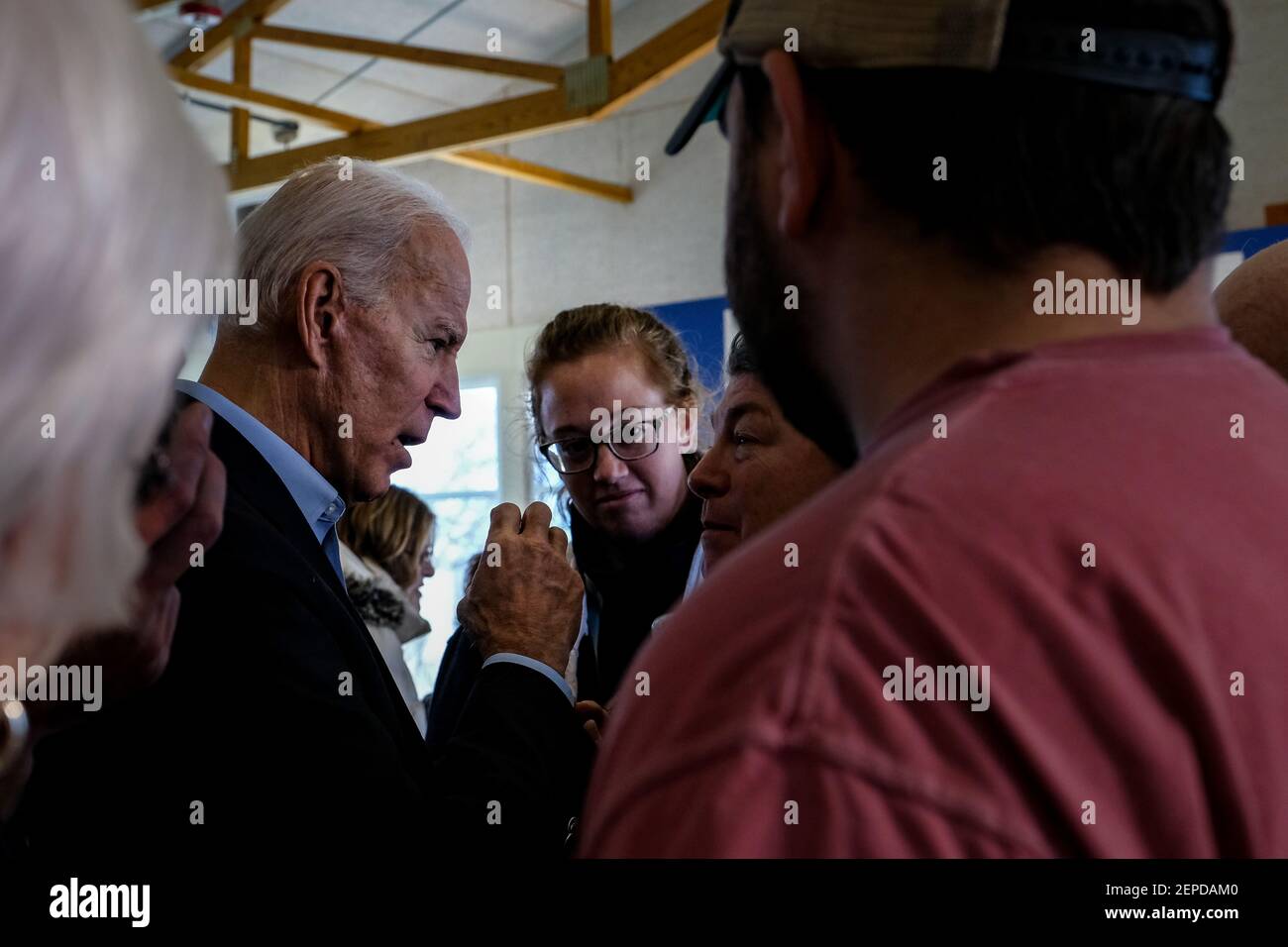 Presidential Candidate Former Vice President Joe Biden Speaks With His