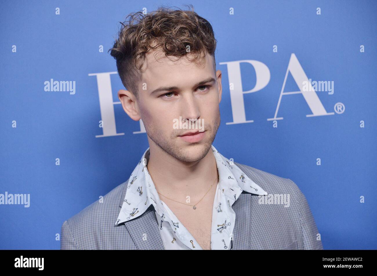 Tommy Dorfman Arrives At The Hfpa Th Anniversary Celebration Nbc
