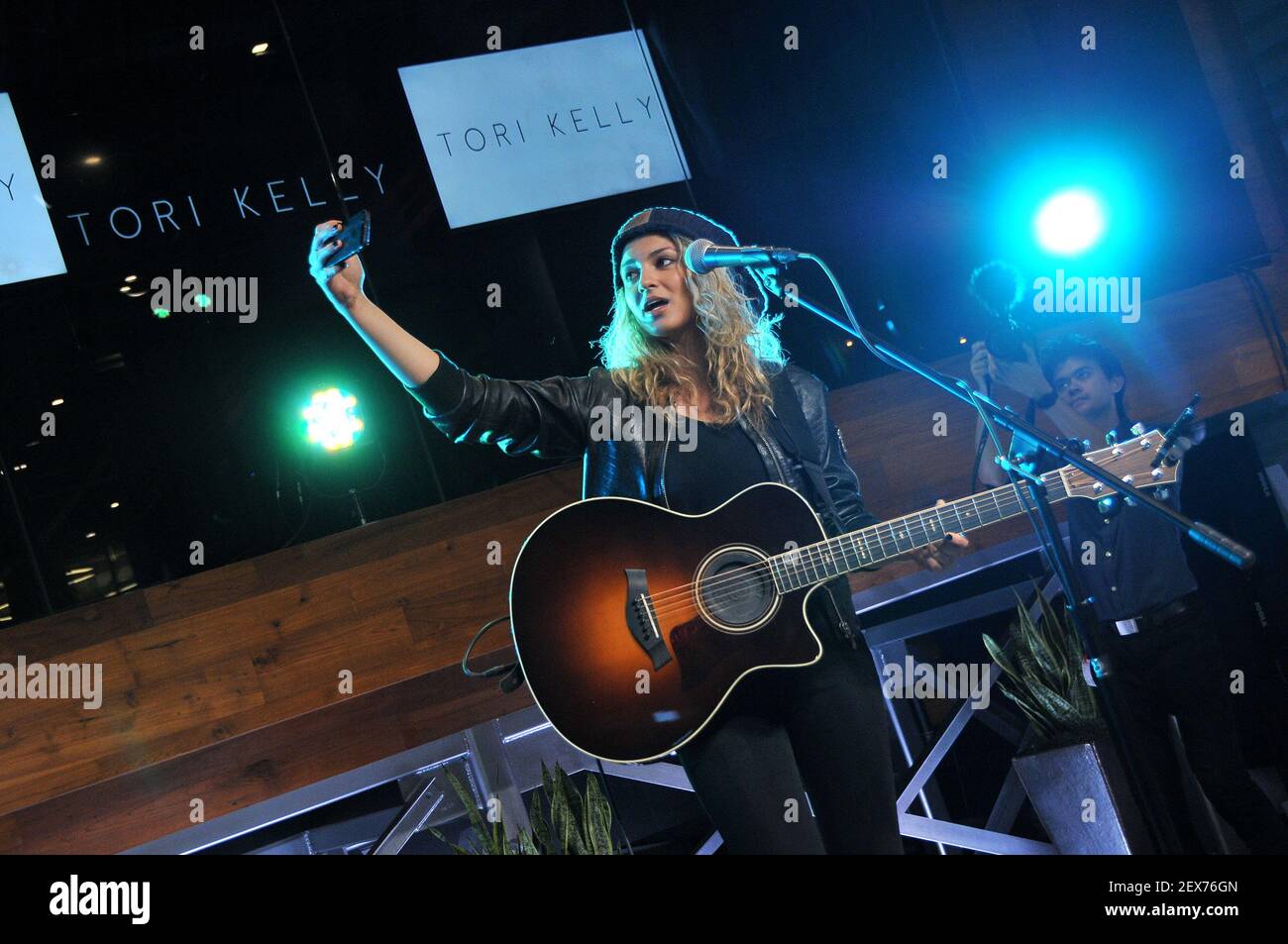 Tori Kelly Performing At Her Unbreakable Smile Album Release Live Stream Event Held At The