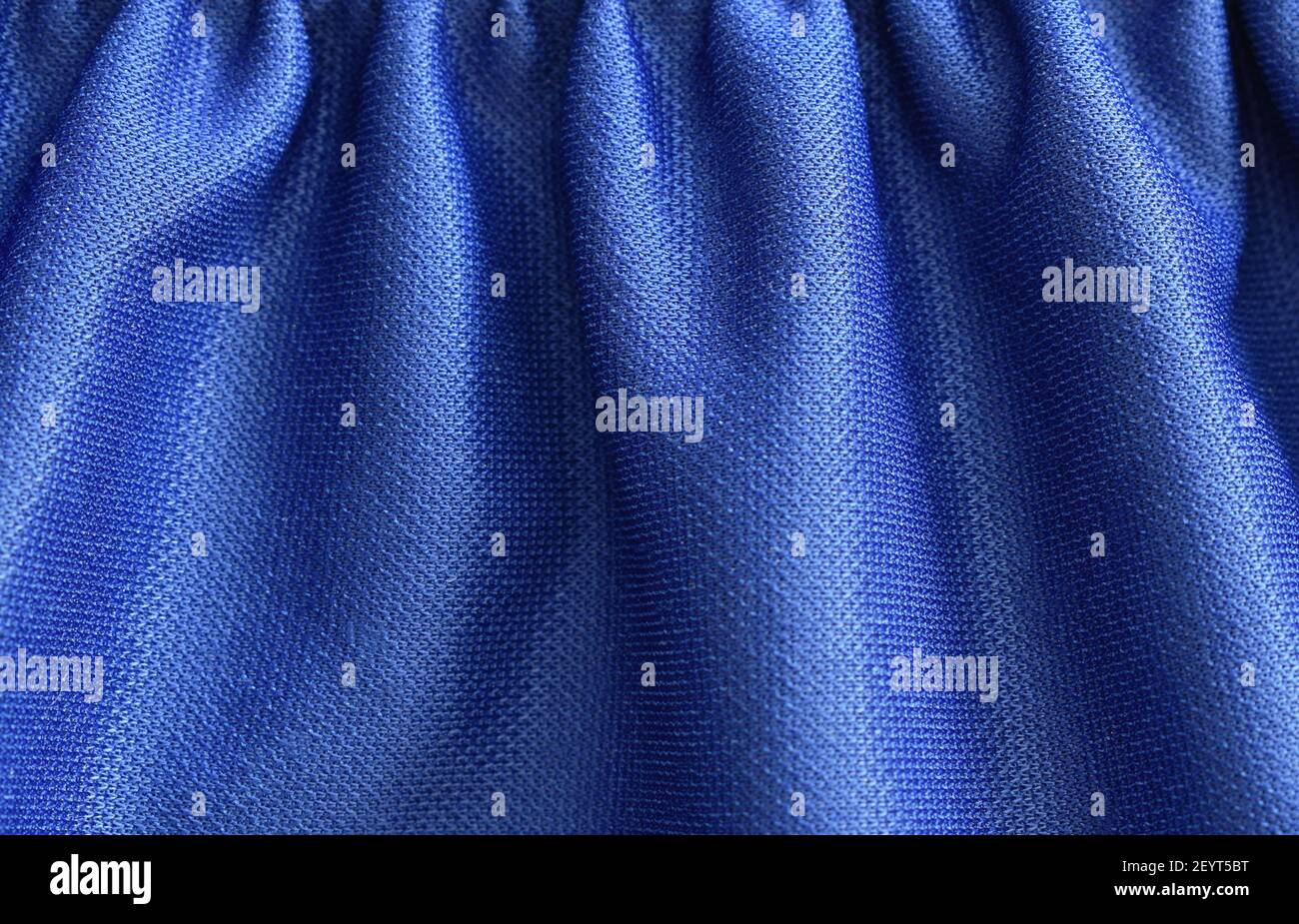 Close Up Of Blue Fabric Texture And Background Stock Photo Alamy