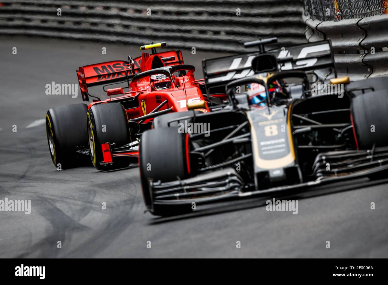 LECLERC Charles Mco Scuderia Ferrari SF90 GROSJEAN Romain Fra