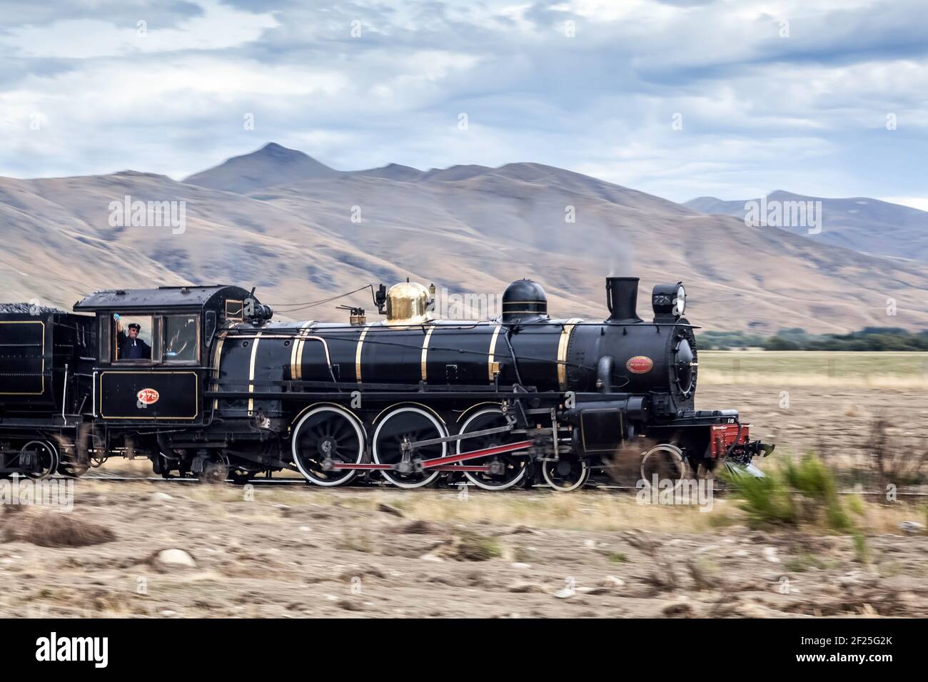 Kingston Flyer New Zealand Steam Train Hi Res Stock Photography And