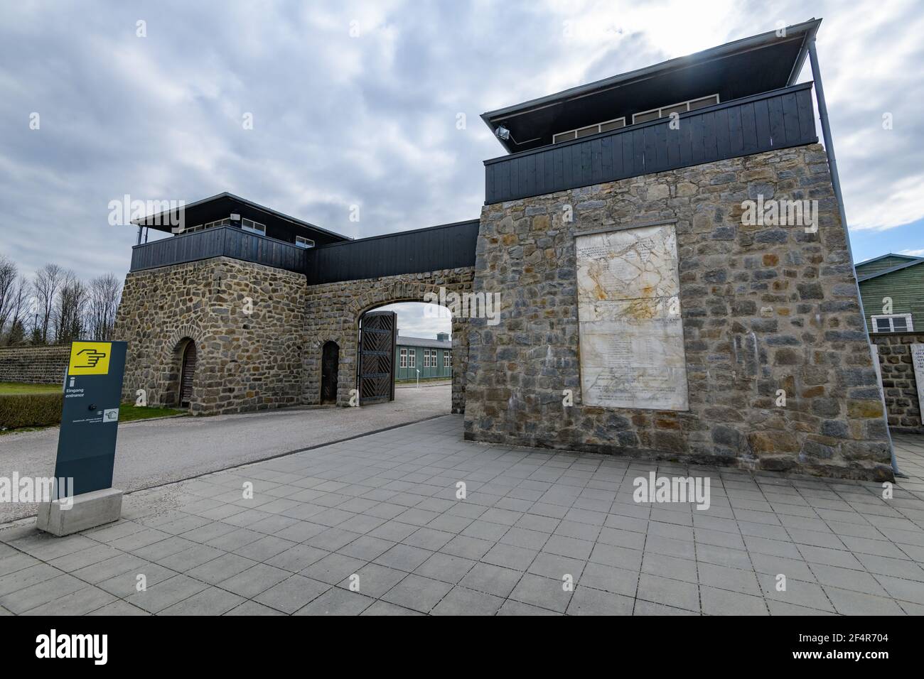 Mauthausen Austria March Kz Memorial Mauthausen Entrance Of