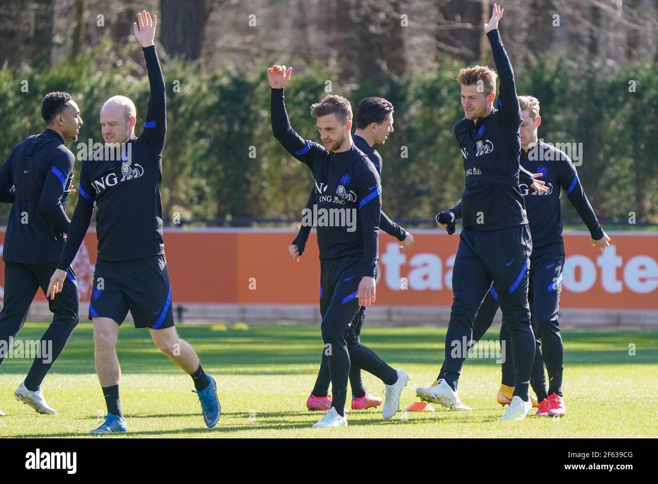 ZEIST NETHERLANDS MARCH 29 Davy Klaassen Of Holland Joel Veltman