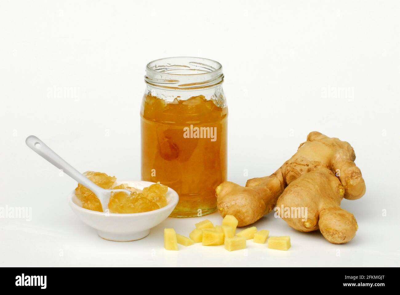 Ginger Jam In Gals And Peel And Ginger Zingiber Officinale Ginger