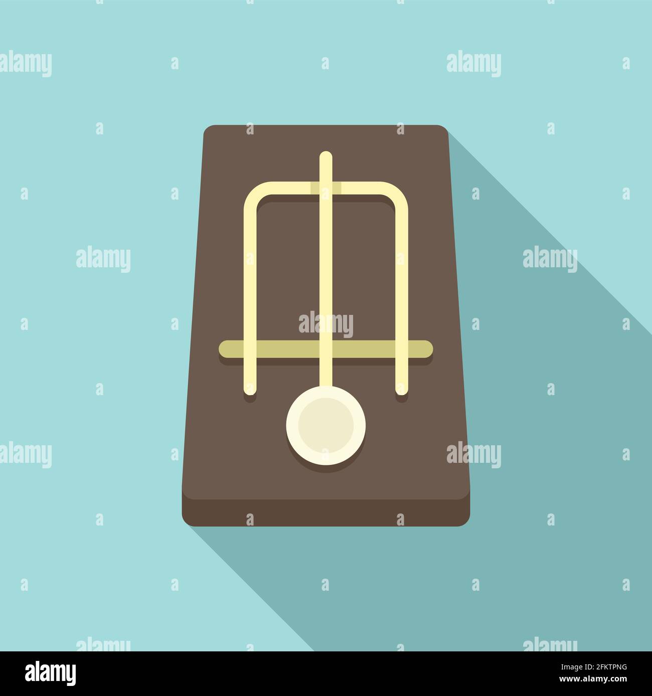 Mousetrap Icon Flat Style Stock Vector Image Art Alamy