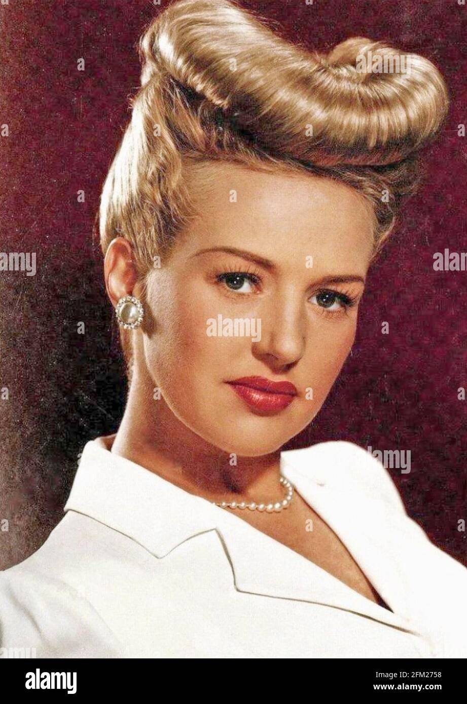 BETTY GRABLE 1916 1973 American Film Actress And Singer About 1943