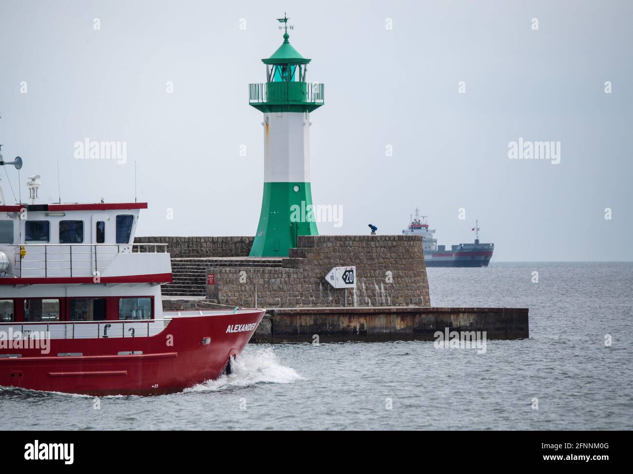 Sassnitz Germany 18th May 2021 No Tourists Are To Be Seen At The