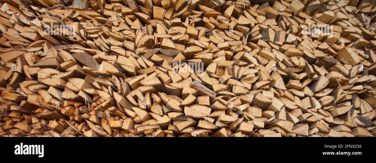 Pile Of Fire Woods Stacked Stock Photo Alamy