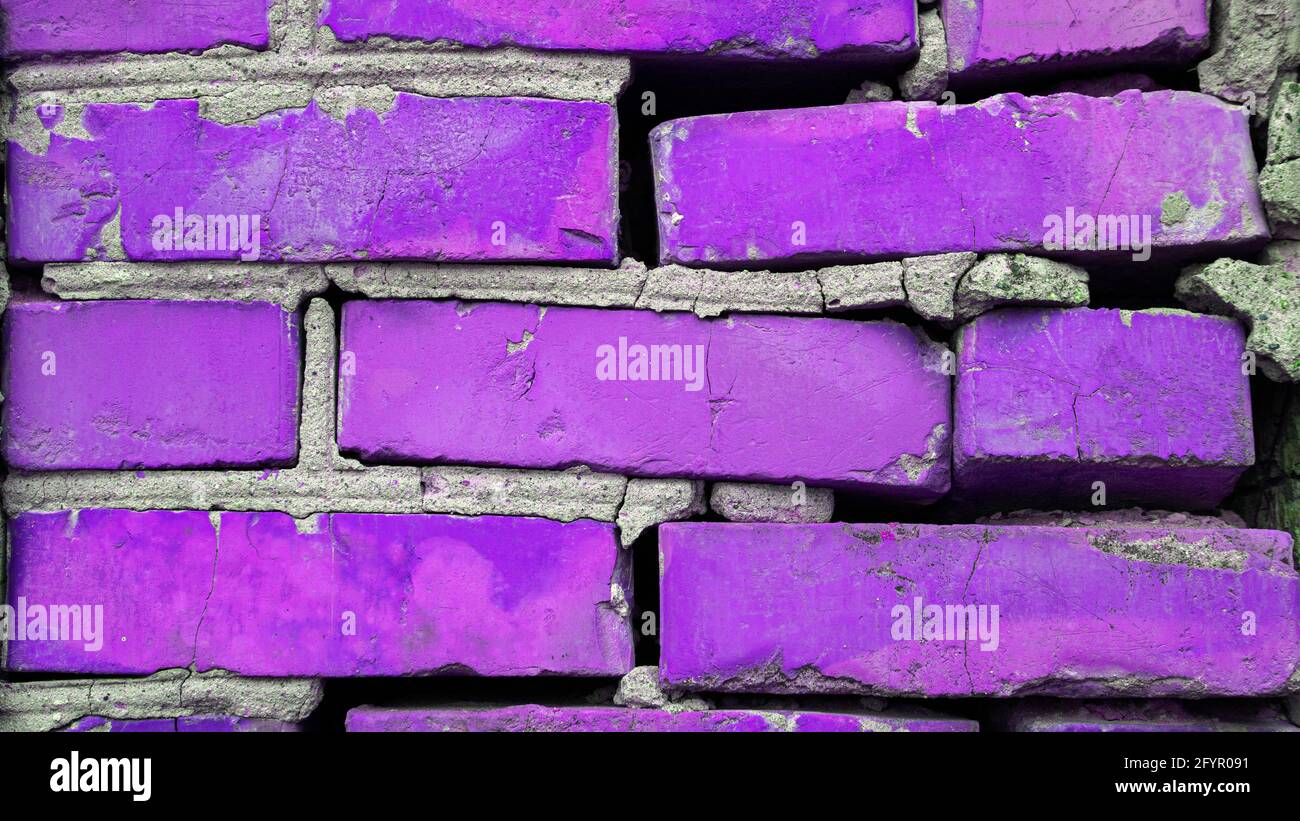 Dark Purple Brick Wall Texture Hi Res Stock Photography And Images Alamy