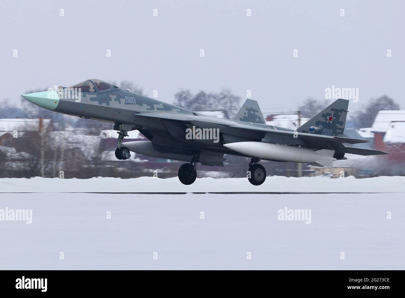 T 50 Su 57 PAK FA Fifth Generation Russian Jet Fighter Landing