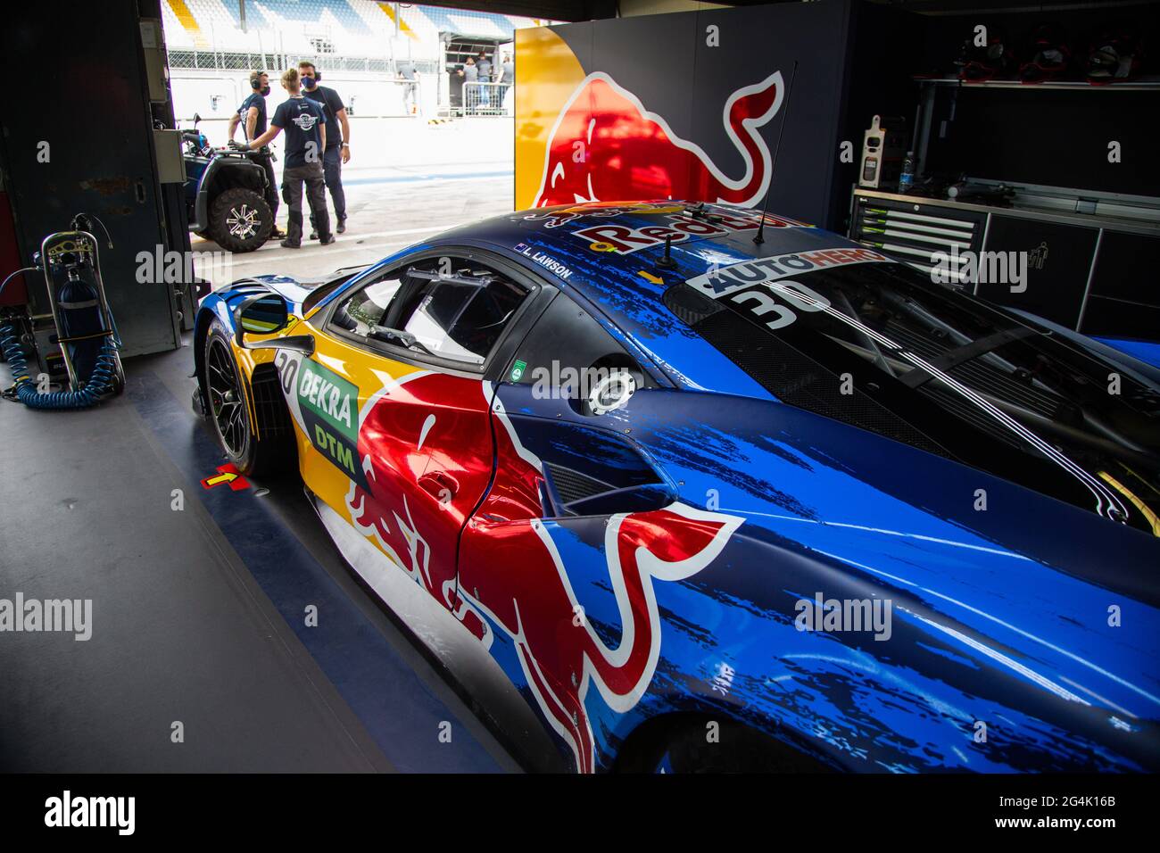 Liam Lawson Red Bull AF Corse Ferrari 488 GT3 DTM 2021 Autodromo