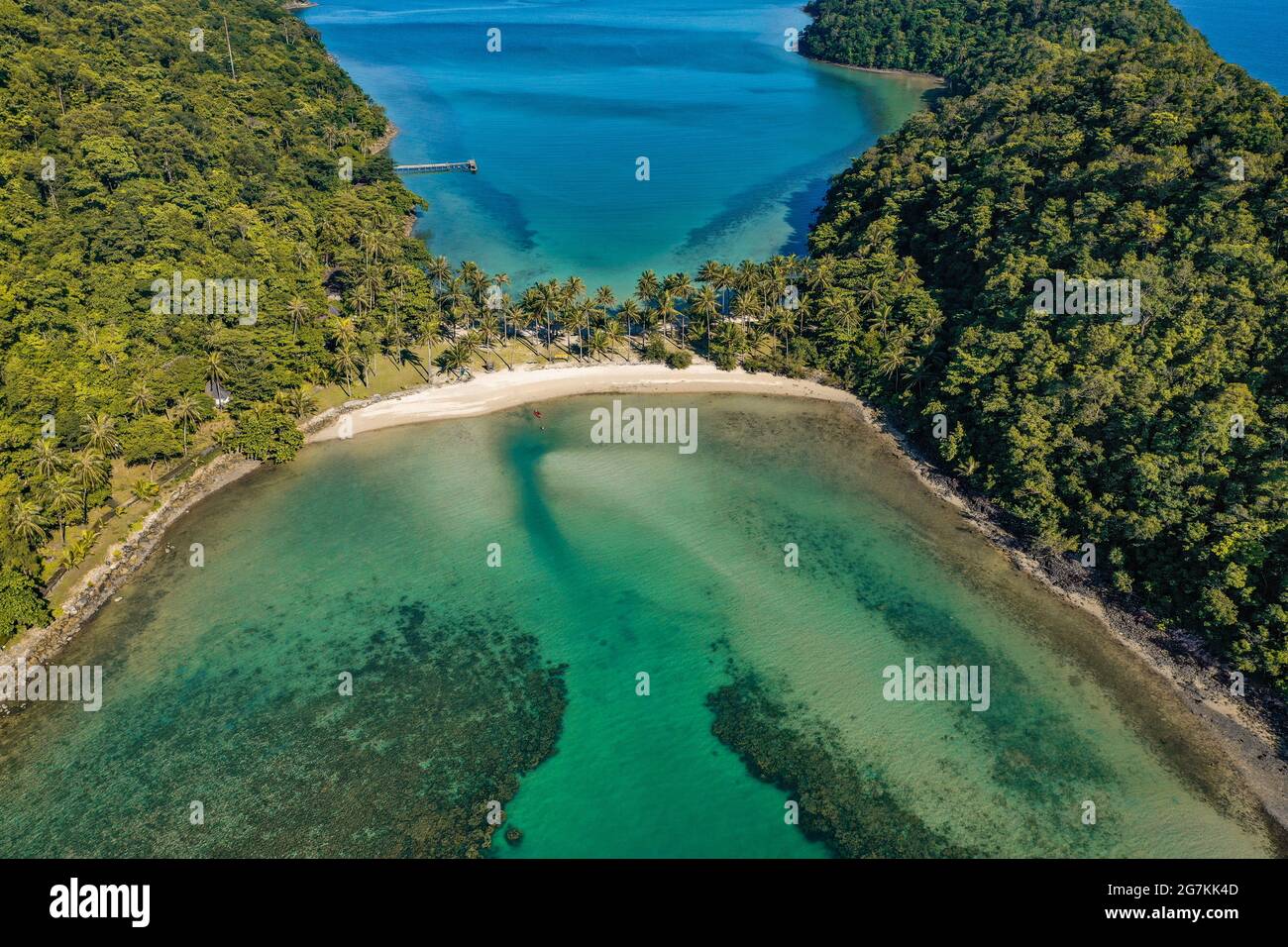 Aerial View Of Koh Ngam In Koh Chang Trat Thailand Stock Photo Alamy