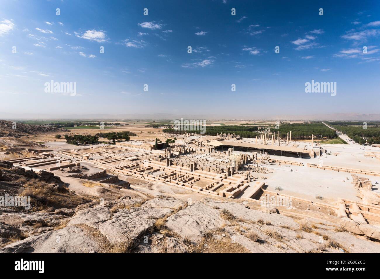 Persepolis Panoramic View Ancient Ceremonial Capital Of Achaemenid