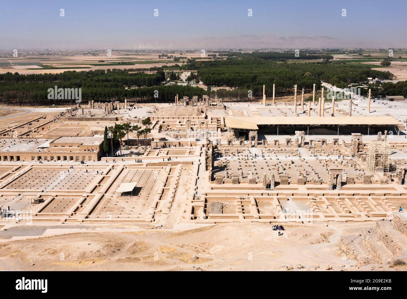 Persepolis Panoramic View Ancient Ceremonial Capital Of Achaemenid