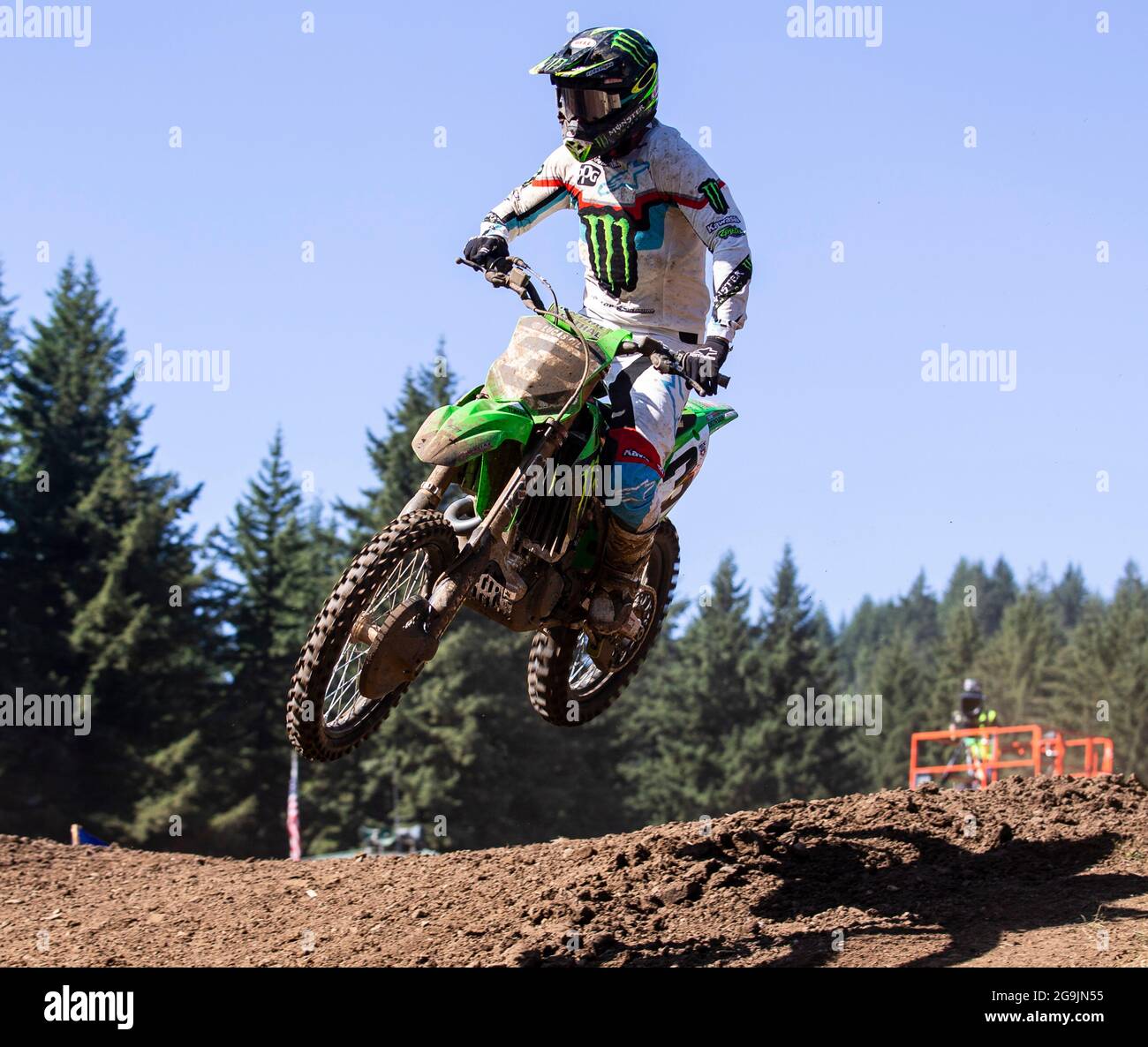 Jul Washougal Wa Usa Monster Energy Kawasaki Eli Tomac Gets