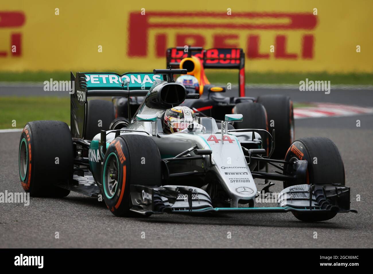 Mercedes Amg F W Hybrid Lewis Hamilton Hi Res Stock Photography And