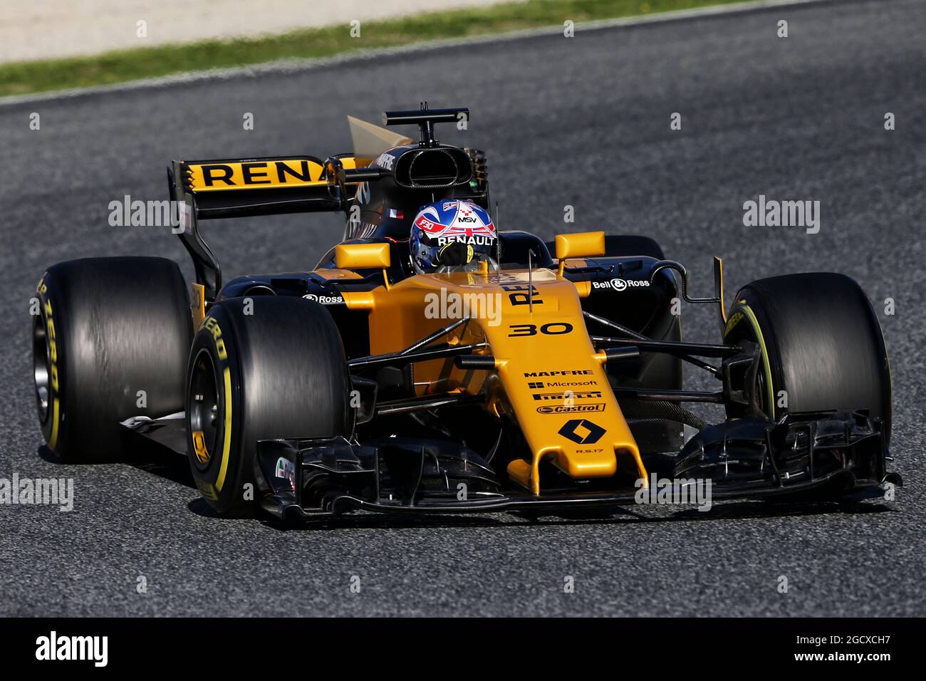 Jolyon Palmer GBR Renault Sport F1 Team RS17 Formula One Testing