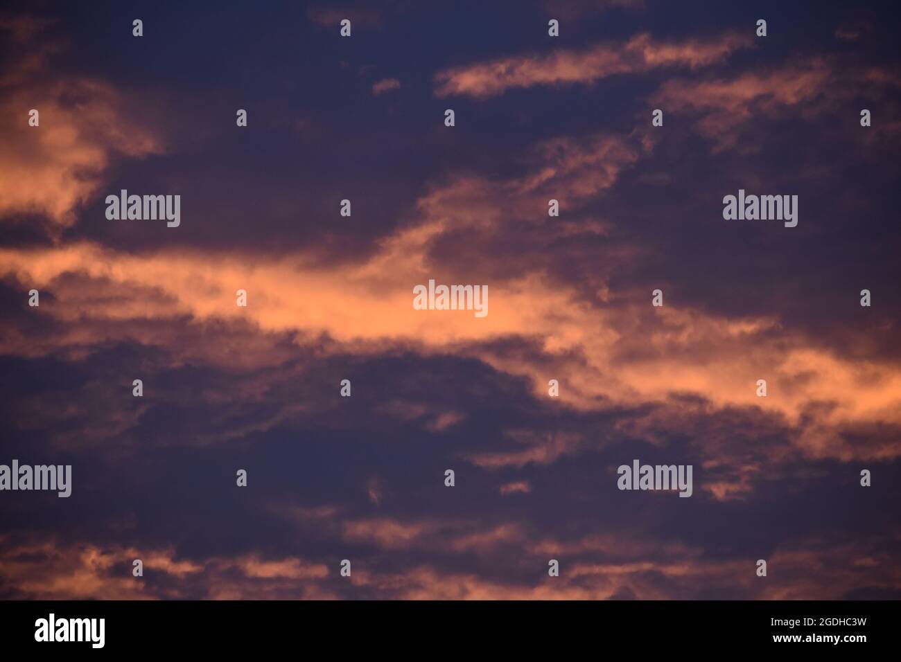 Orange And Black Sky Stock Photo Alamy