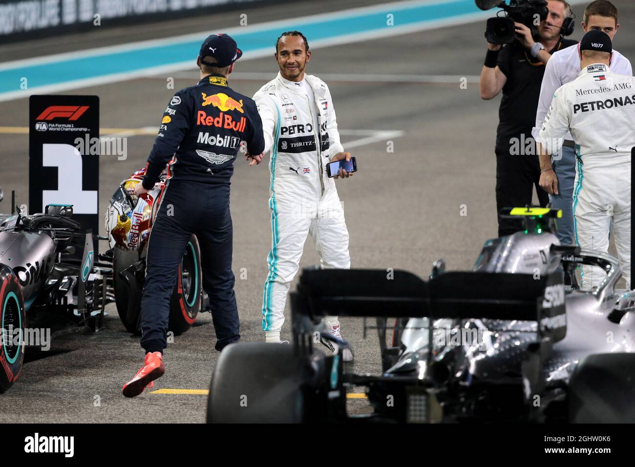 Mercedes Amg F In Qualifying Parc Ferme Max Verstappen High Resolution