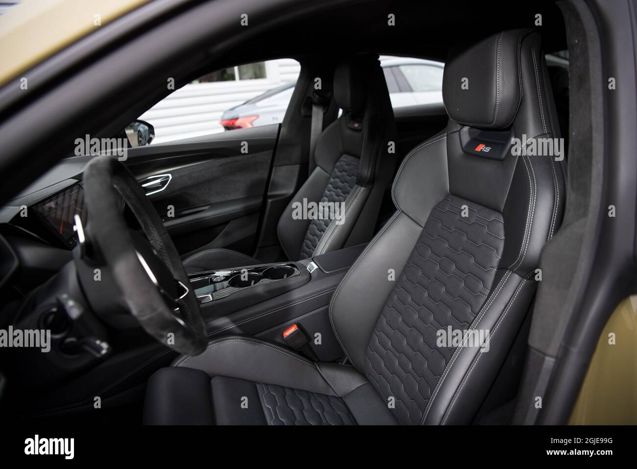 Electric Car Audi Rs E Tron Gt Interior Detail Photo Pontus Lundahl