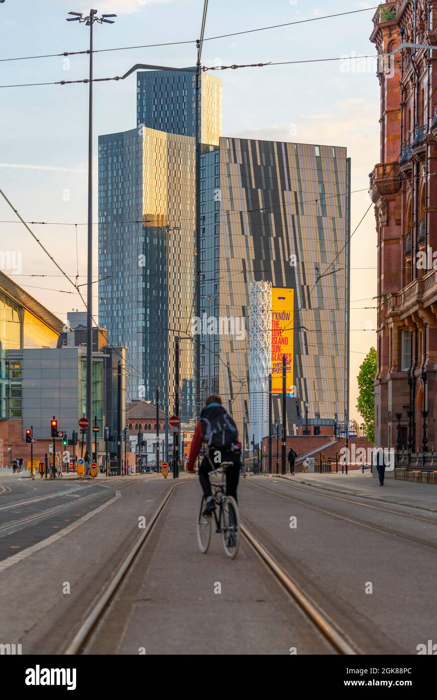 View Of Contemporary Architecture From Mosley Street Manchester