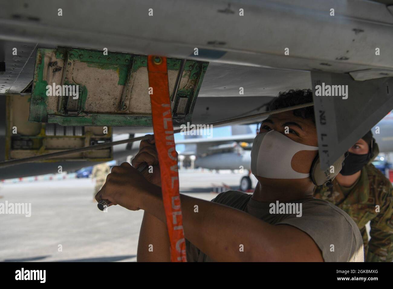 U S Air Force Senior Airman Nuu Koli A Weapons Load Crew Member From