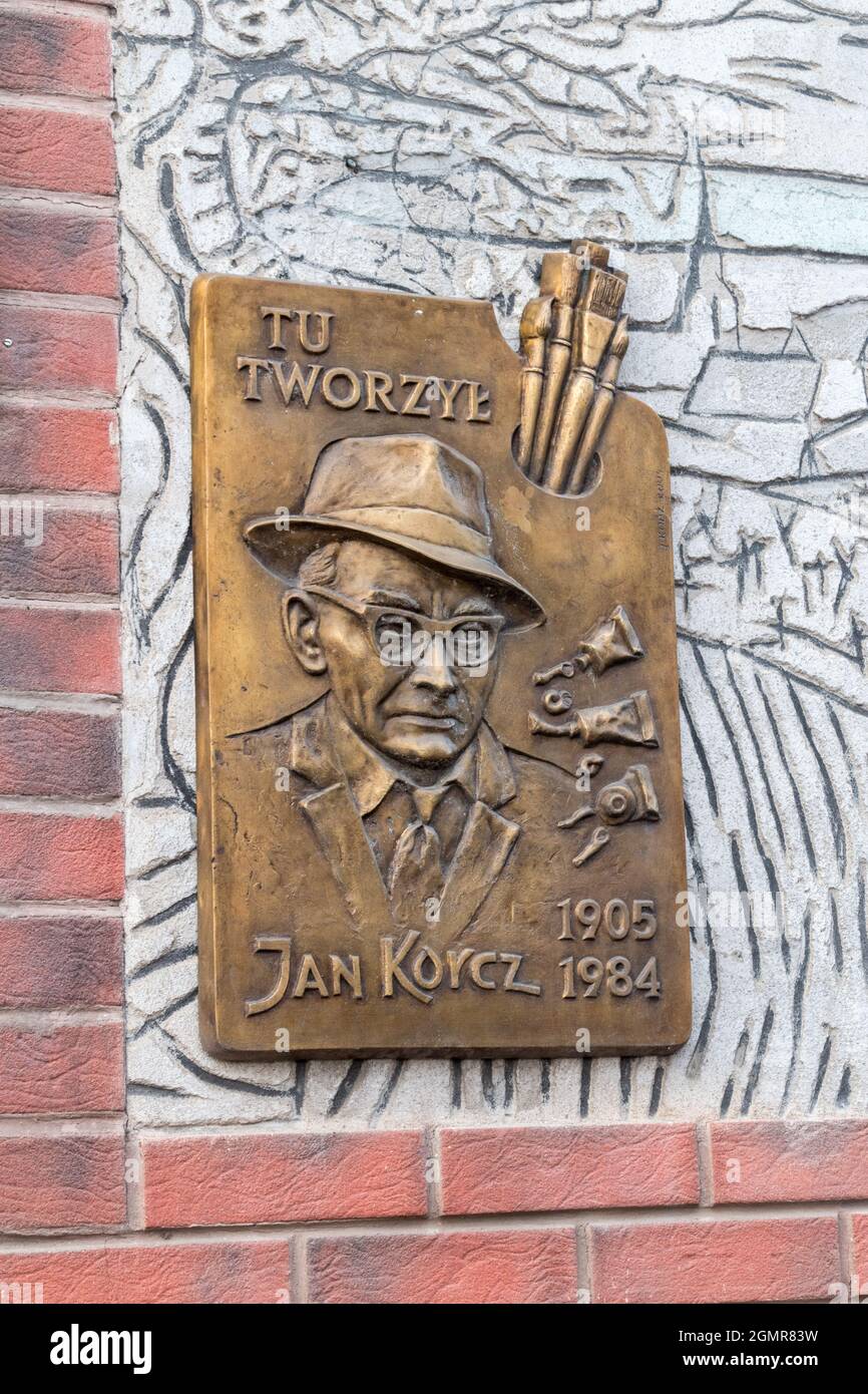 Gorzow Wielkopolski Poland June 1 2021 Memorial Plaque To Jan