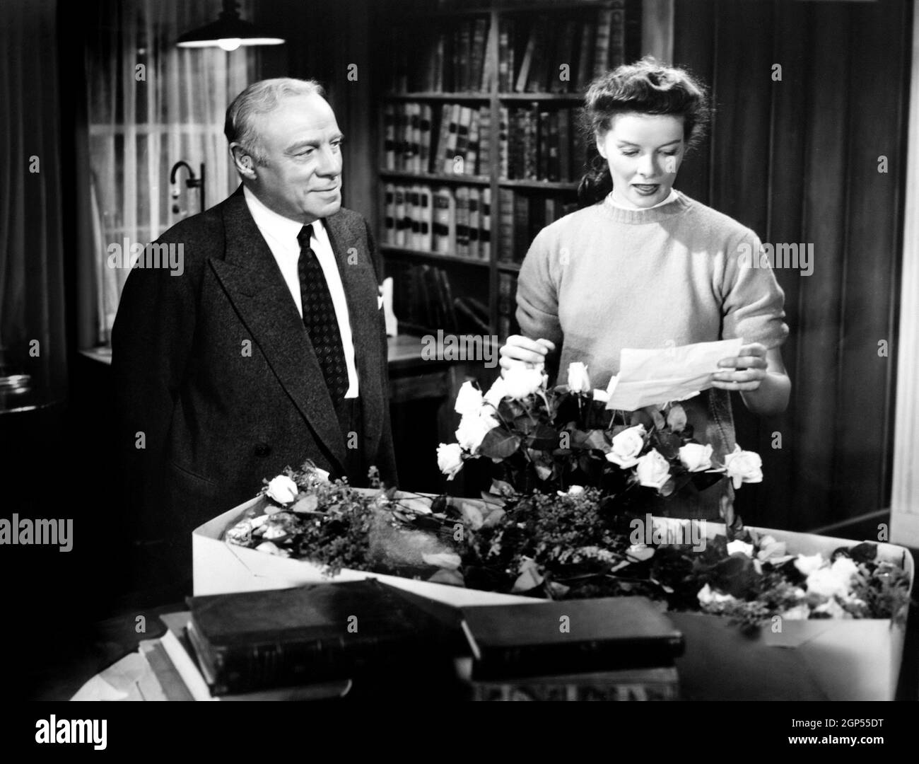 Undercurrent From Left Edmund Gwenn Katharine Hepburn Stock