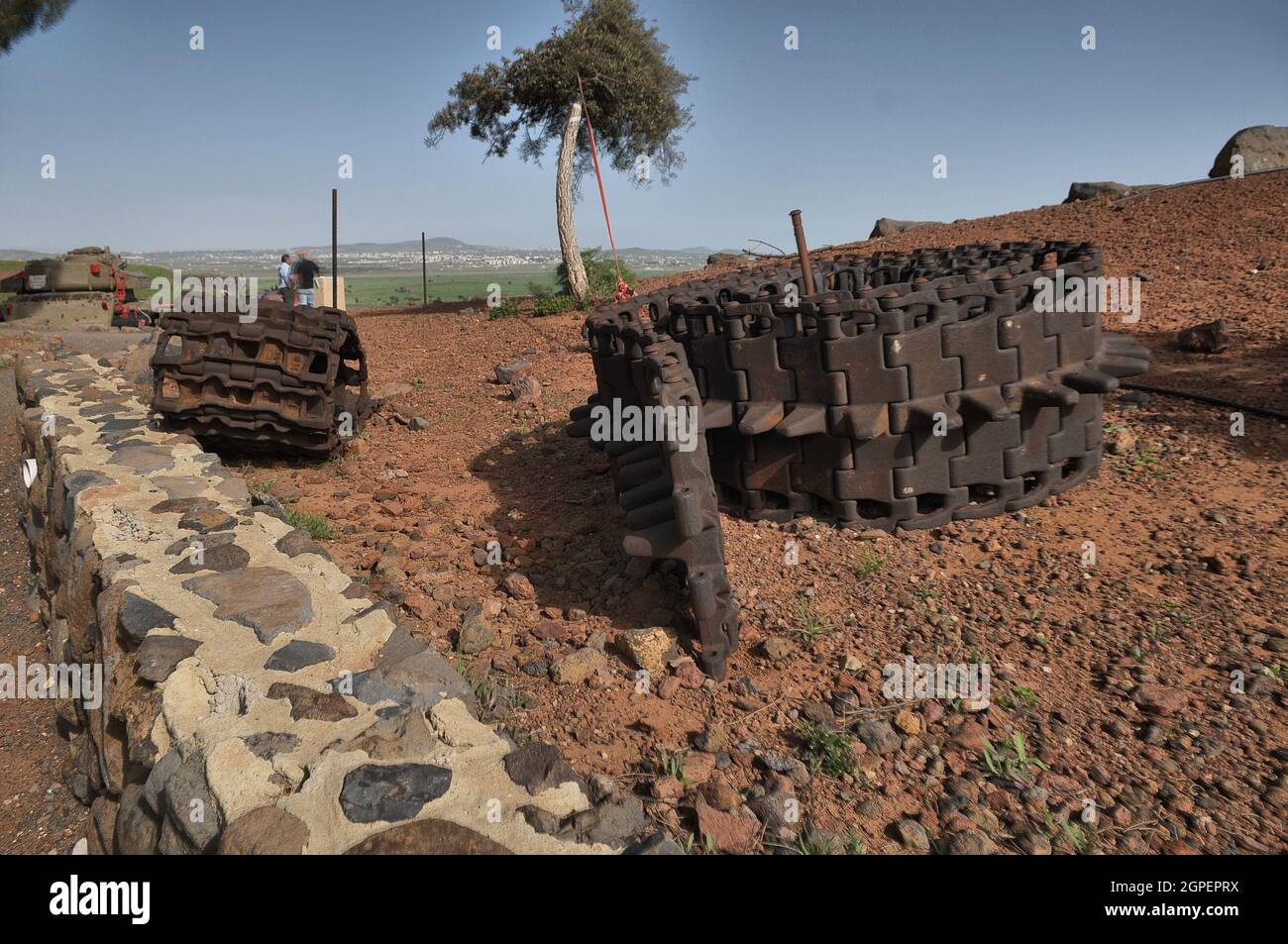 Part Of Tank Memorial Valley Of Tears After The Yom Kippur War Of