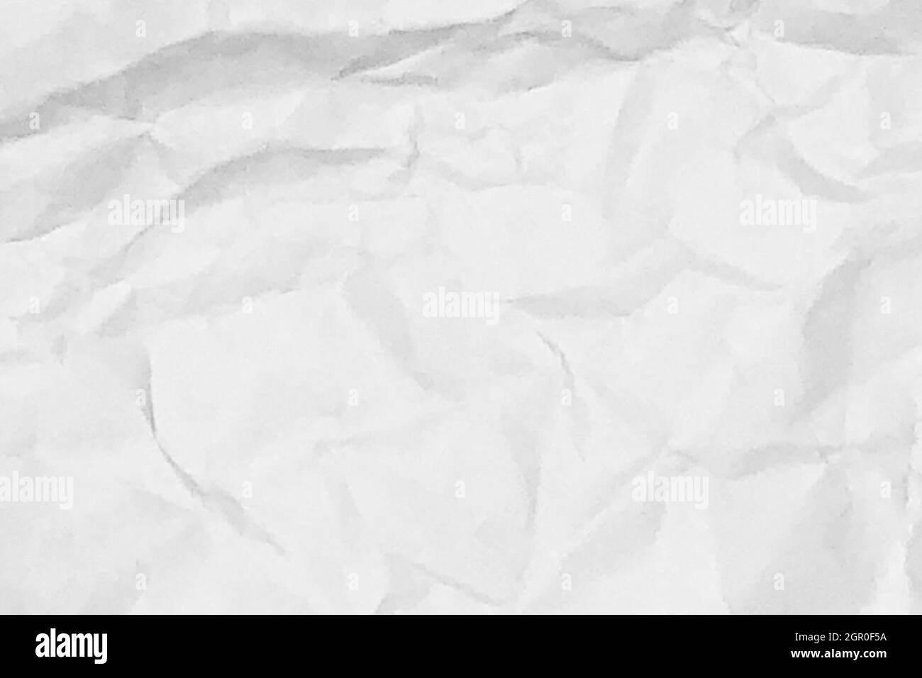 White Crumpled Paper Texture Background Design Space White Tone Stock