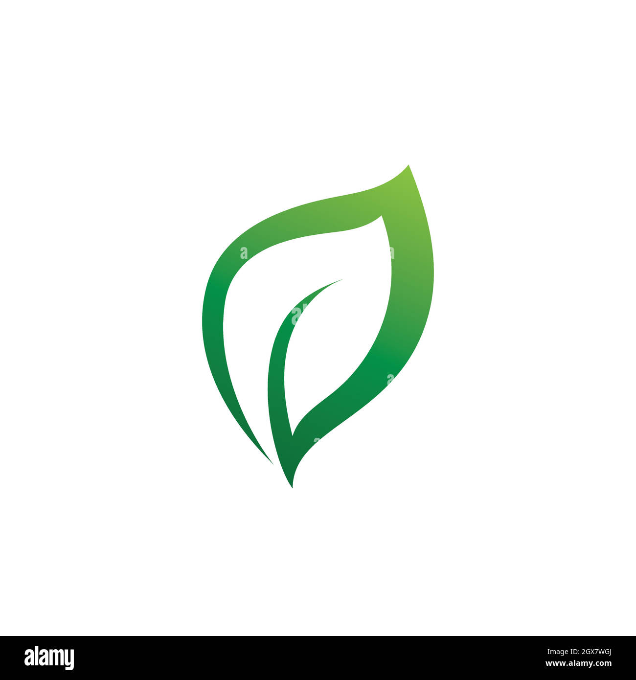 Leaf Green Nature Logo And Symbol Vector Stock Vector Image Art Alamy