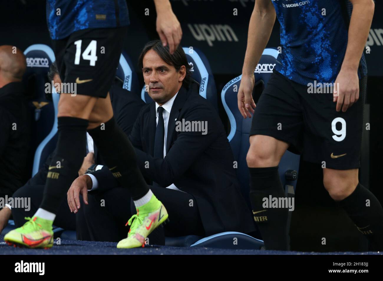 Simone Inzaghi Inter During The Serie A Match Between Ss Lazio Vs