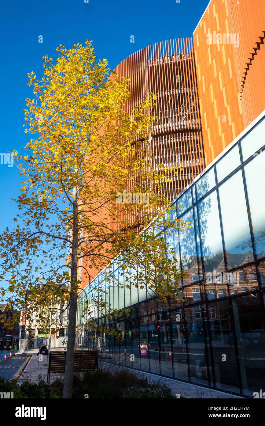 The New Broad Marsh Car Park And Bus Station On Canal Street In