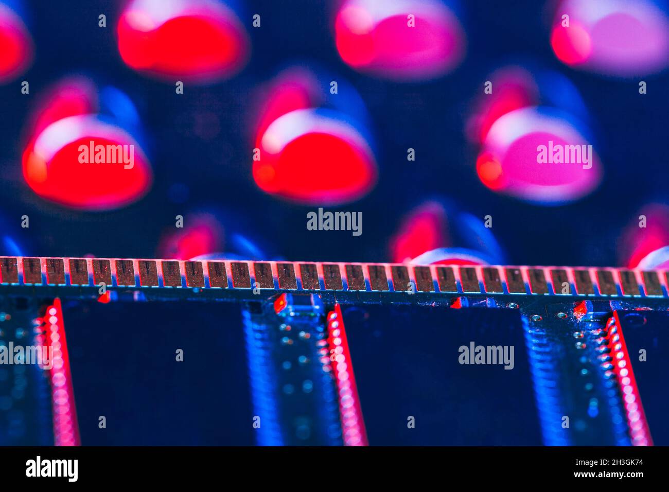 Computer Random Access Memory Ram Close Up Stock Photo Alamy