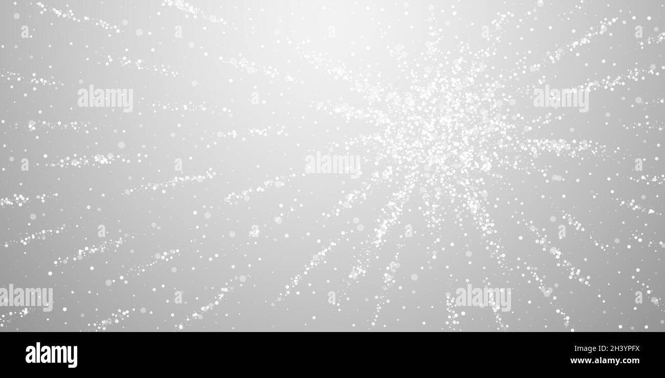 Magic Stars Christmas Background Subtle Flying Snow Flakes And Stars