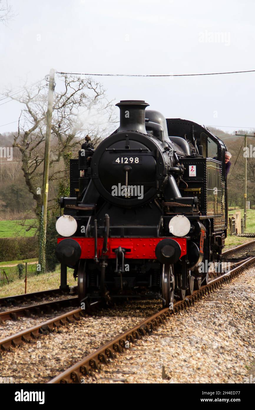 Isle Of Wight Steam Railway Featuring One Of The Line S Ivatt